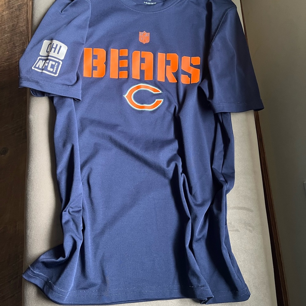 Chicago Bears Kids Short Sleeve Tee Large 14-16 Unisex
